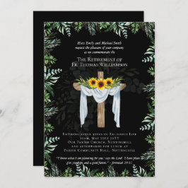 El sacerdote pastor diácono invita al retiro