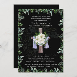 El sacerdote pastor diácono invita al retiro