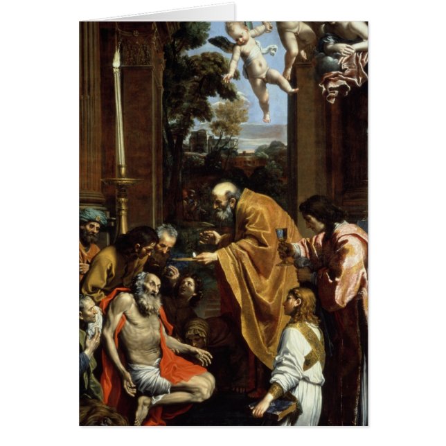 El sacramento pasado de St Jerome, 1614 (Frente)