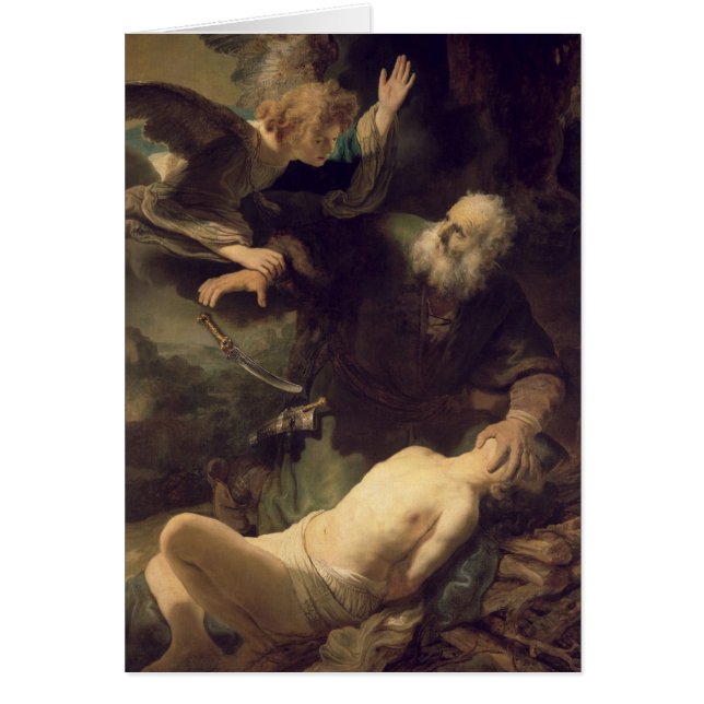 El sacrificio de Abraham, 1635 (Frente)