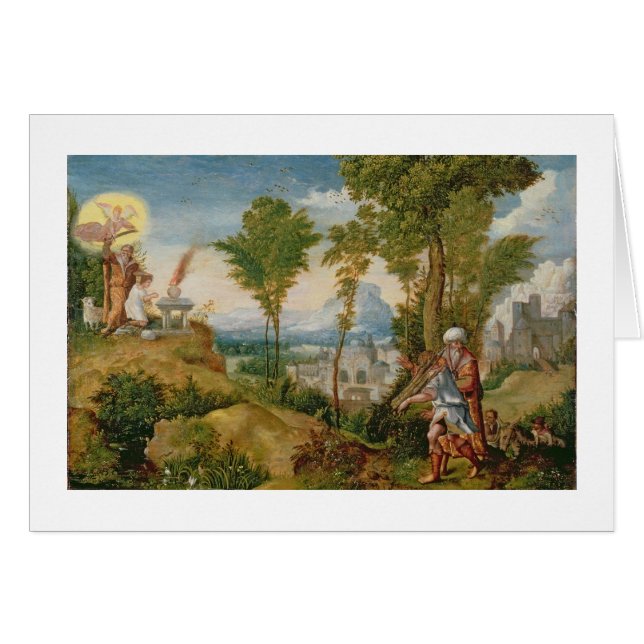 El sacrificio de Isaac (Anverso (Horizontal))