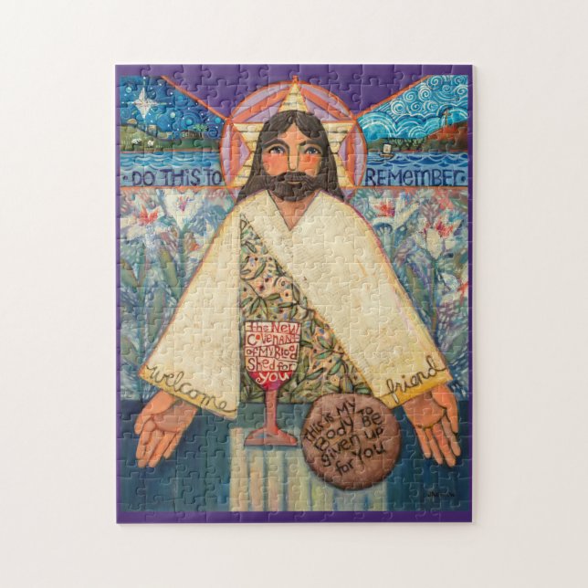 El sacrificio del rompecabezas de Jesús (Vertical)