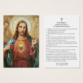 El Sagrado Corazón de Jesús promete a Santa María 