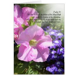 El salmo 91, haces de luz y flores, dobló la