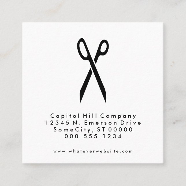 el salón de la remisión scissors el cuadrado (Anverso)