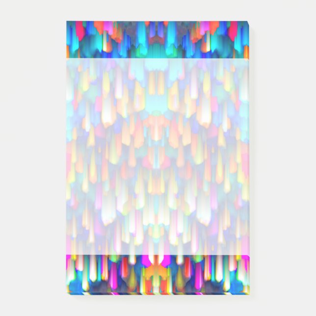 El salpicar digital colorido del arte de las notas (Anverso)