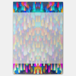 El salpicar digital colorido del arte de las notas