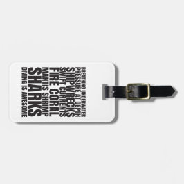 El salto es etiqueta impresionante del equipaje