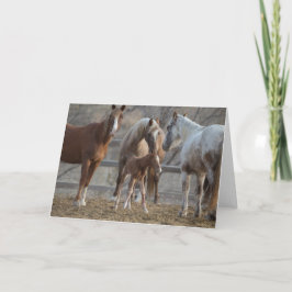 El saludo: Tarjeta de felicitación Galloping para