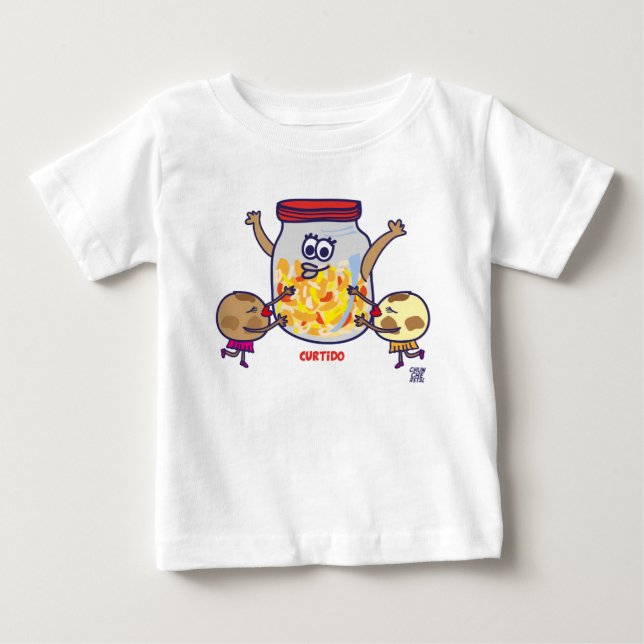 El Salvador, camiseta bebe pupusas y curtido (Anverso)