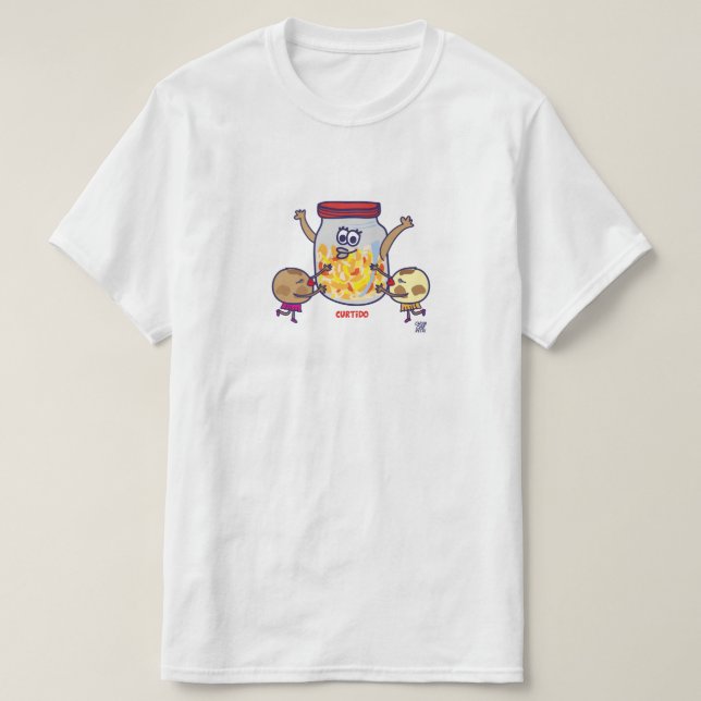 El Salvador, camiseta Curtido irresistible (Diseño del anverso)