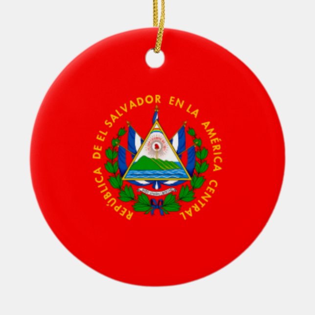 EL SALVADOR* Ornamento de Navidad (Frente)