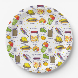 El Salvador, platos papel antojitos salvadoreños