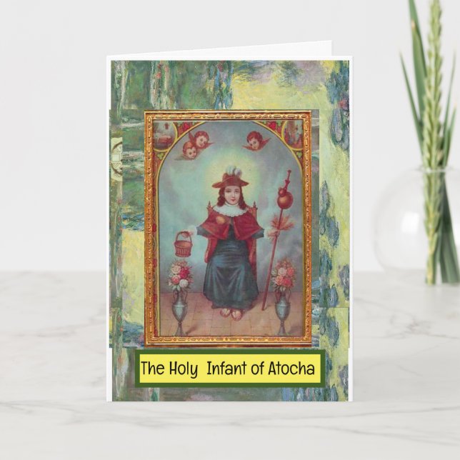 El Santo Bebé de la Tarjeta Atocha (Anverso)