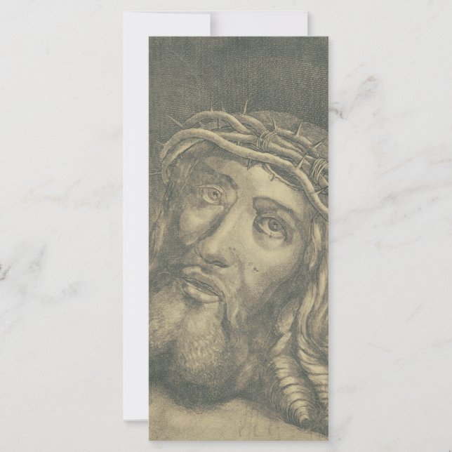 El Santo Rostro De Jesús Arte Monocromático (Anverso)