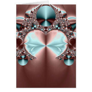 El satén cubre la tarjeta en blanco