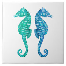 El Seahorse de Capr refleja la baldosa cerámica