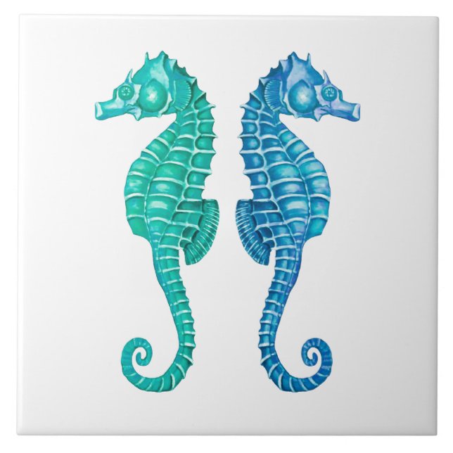 El Seahorse de Capr refleja la baldosa cerámica (Frente)