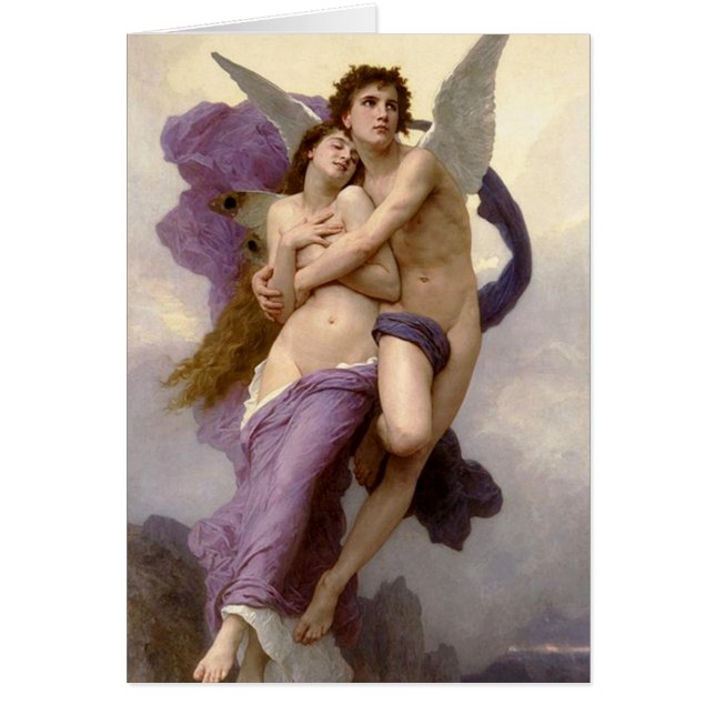 "El secuestro de la psiquis" por Bouguereau (Frente)