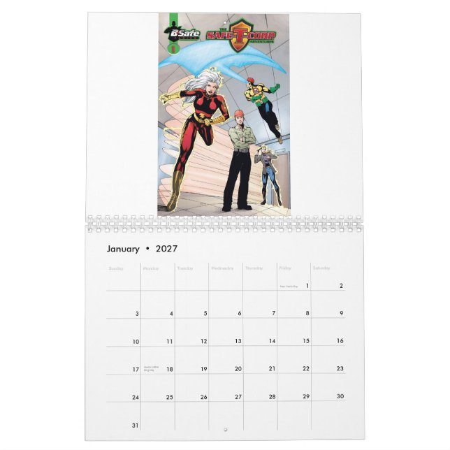 El Seguro-T-Corp. Calendario de las aventuras 2013 (Jan 2027)