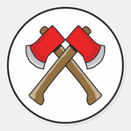 El Sello para sobres Ax de Fireman, cumpleaños de 