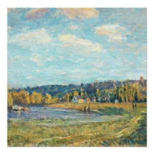El Sena en el Poster de Saint-Cloud Alfred Sisley