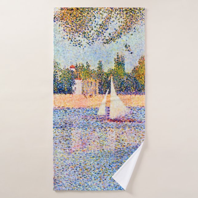 El Sena en La Grande Jatte, Seurat (Toalla de baño)