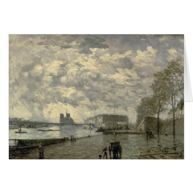 El Sena y Notre Dame (Anverso (Horizontal))