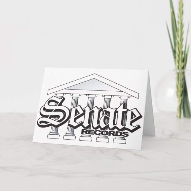 El senado registra la plantilla de la tarjeta (Anverso)