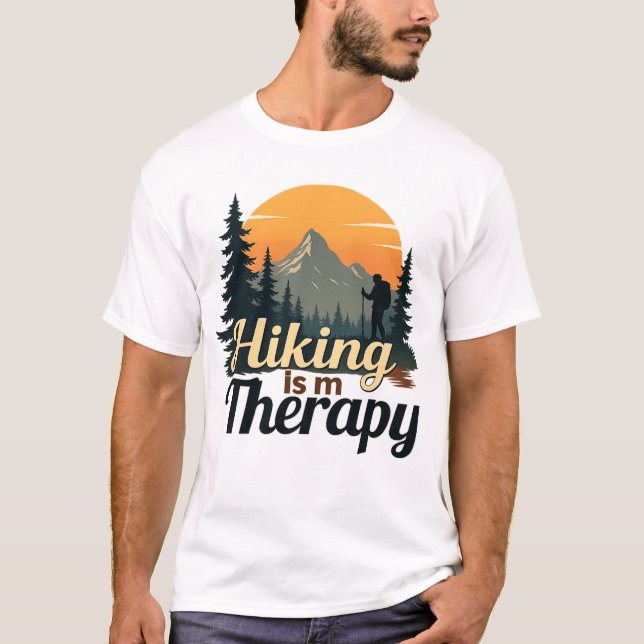 El Senderismo es el diseño de mi camiseta de época (Anverso)