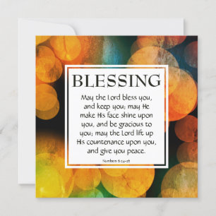 EL SEÑOR BENDIGO TIENES 6:24-26