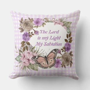 El Señor es la almohada floral ligera del Pastel