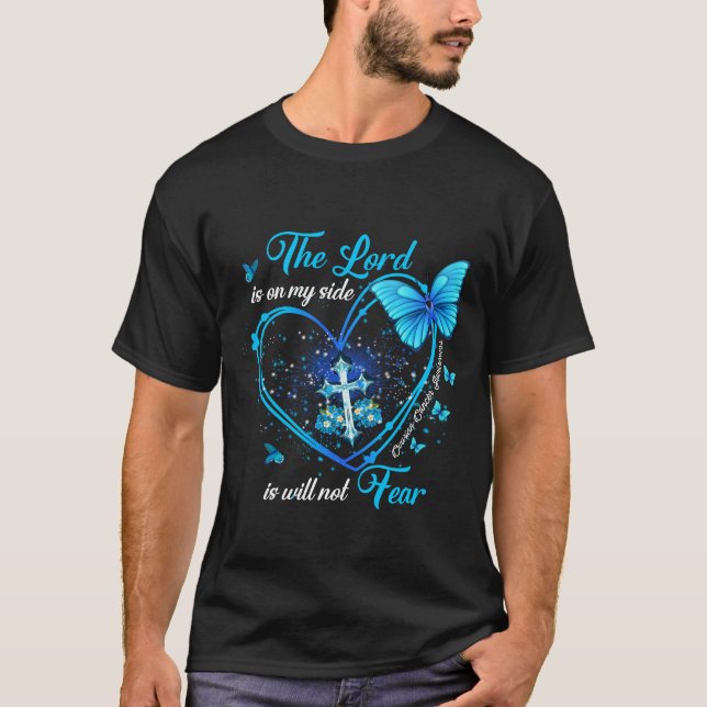 El Señor es la verde azulada camiseta de cáncer de (Anverso)