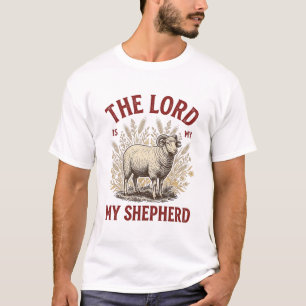 El Señor Es Mi Pastor Diseño De Camiseta De Oveja
