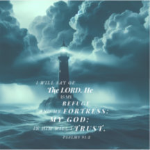 El Señor es mi Pegatina Refugio