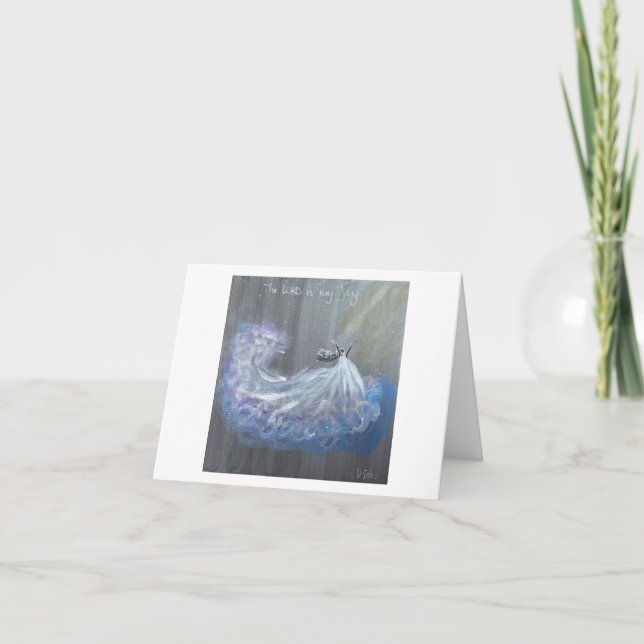 El Señor es mi tarjeta de notas de alegría (Anverso)