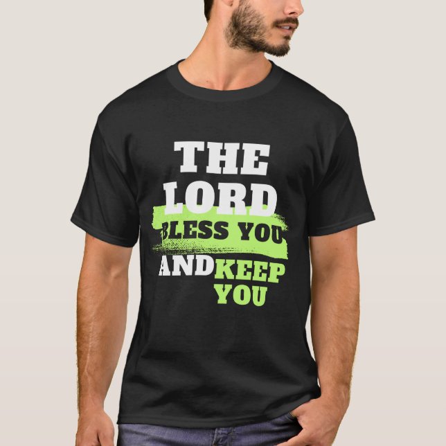 El Señor te bendice y te guarda la camiseta (Anverso)