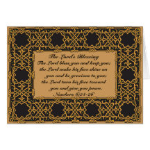 El Señor Te Bendiga, Números 6:24, Tarjeta Celta