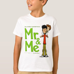 El señor y yo de los niños camiseta del carácte