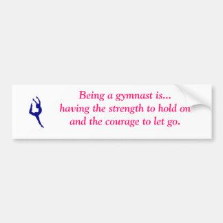 El ser gimnasta es… pegatina para el parachoques
