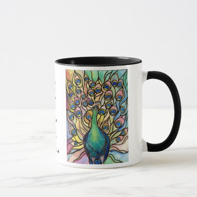 El ser hermoso Bello Artes de la taza del pavo (Derecha)