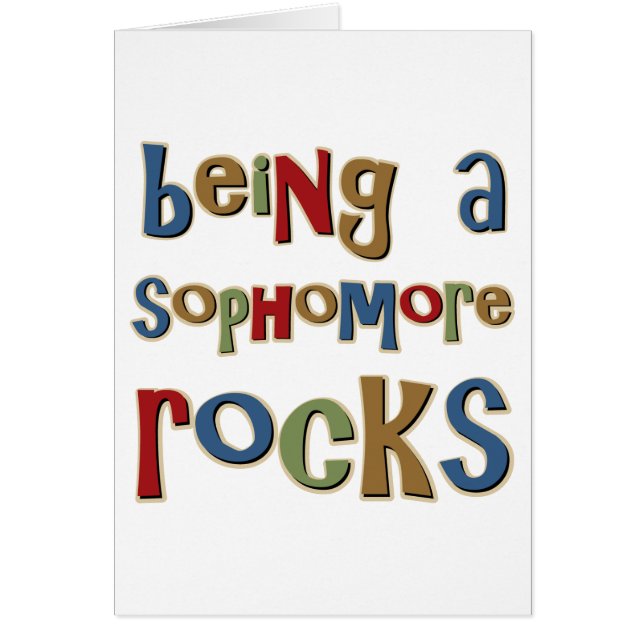 El ser un estudiante de segundo año oscila (Frente)