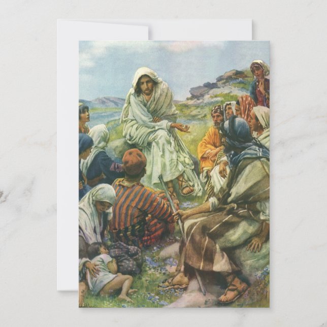 El Sermón de Jesucristo en el Monte, la religión v (Anverso)