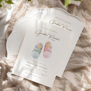 El sexo boho revela la invitación a los zapatos de