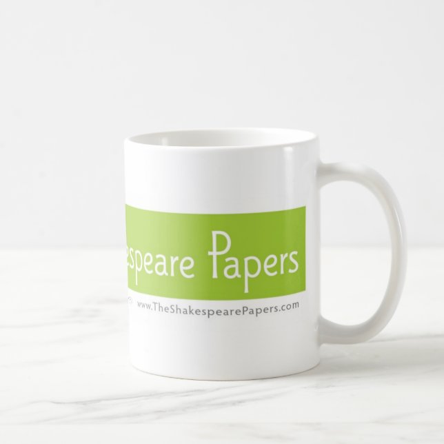 El Shakespeare empapela la taza de café (Derecha)
