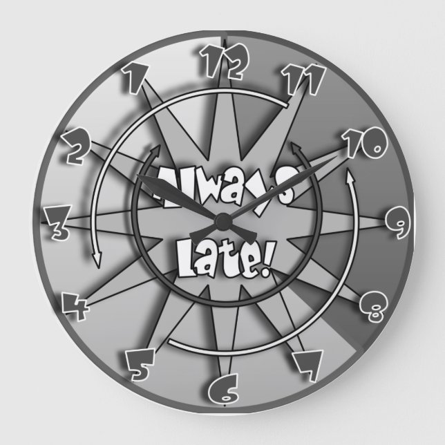 "El Siempre Tarde" Loco Reloj Mezclado #5 (Anverso)