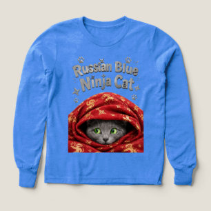 El sigiloso y amiláceo: Gato Ninja Azul Ruso