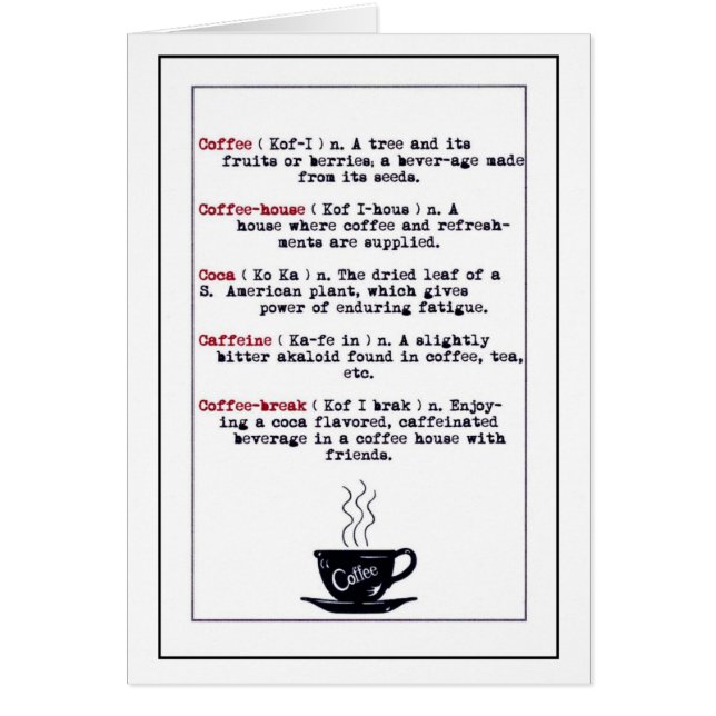 El significado del café (Frente)