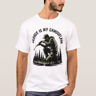 El silencio es mi camuflaje – Camiseta de caza fur