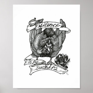 EL SILENCIO ES PARA LOS SUCKERS: Arte de tatuajes